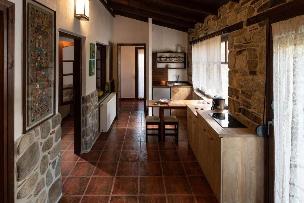 Traditionelles Appartement Athos Shadow Am Meer Paralia Sikias エクステリア 写真